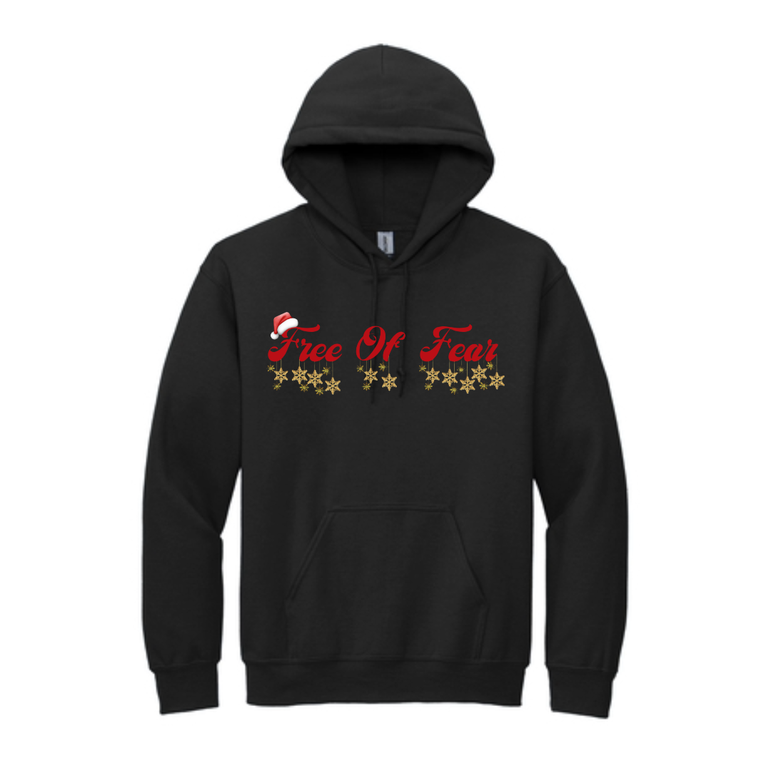 Free of Fear Holiday Logo Hoodie